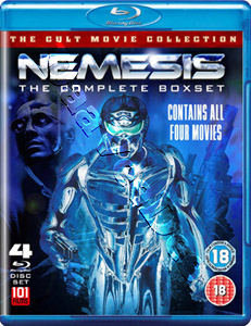 Nemesis |Complete Collection 1-4 | Nemesis / Nemesis 2: Nebula / Nemesis 3: Time Lapse / Nemesis 4: Death Angel  | Nemesis / Nemesis Two / Nemesis III: Prey Harder / Cry of Angels: Nemesis 4  Blu-Ray